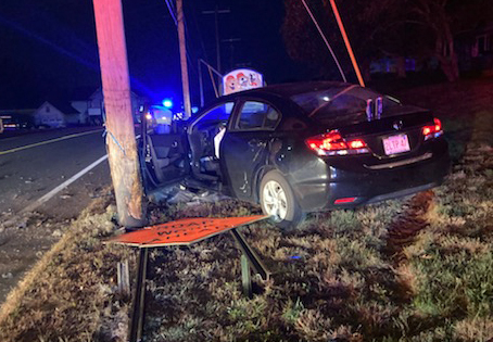 Driver arrested, charged with fleeing scene of early morning Hudson